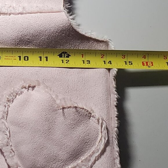Gymboree Faux Suede Pink Vest Sz M (4 yrs) - Picture 8 of 16